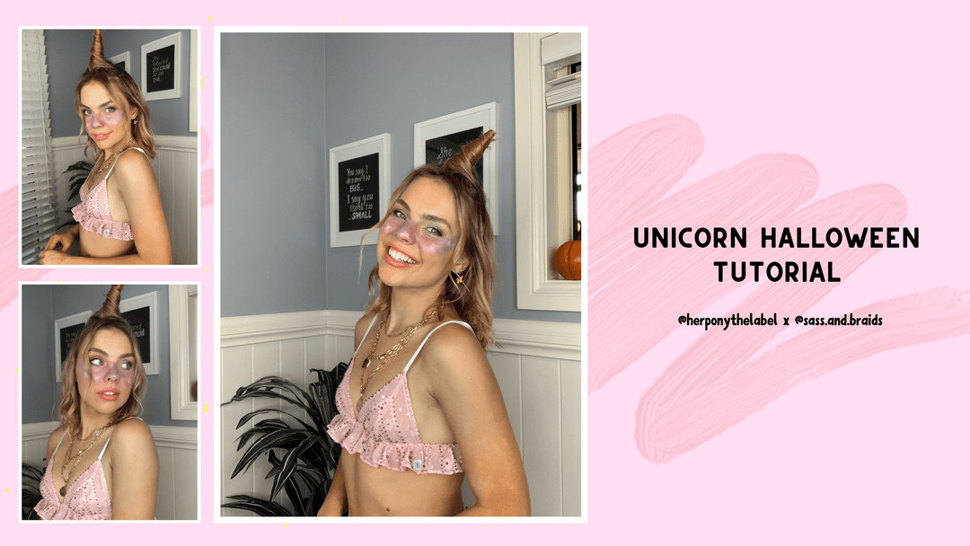 Unicorn Halloween Tutorial with Our Honey @sass.and.braids | Her Pony | Look II