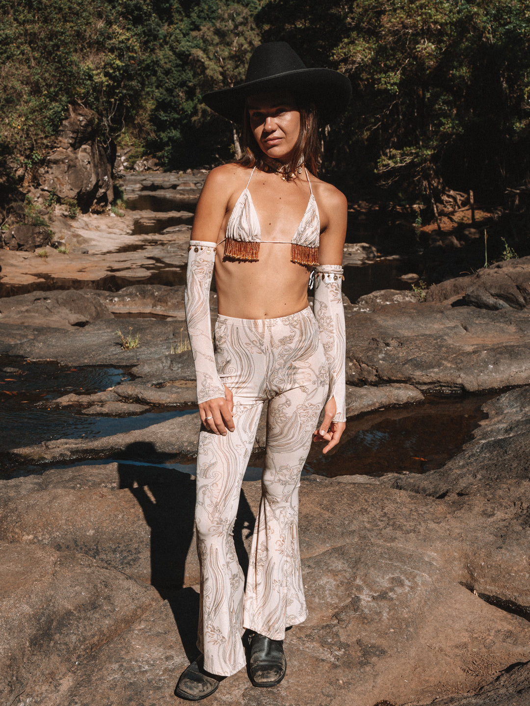 VAREN JINGLE BRALETTE - BEIGE