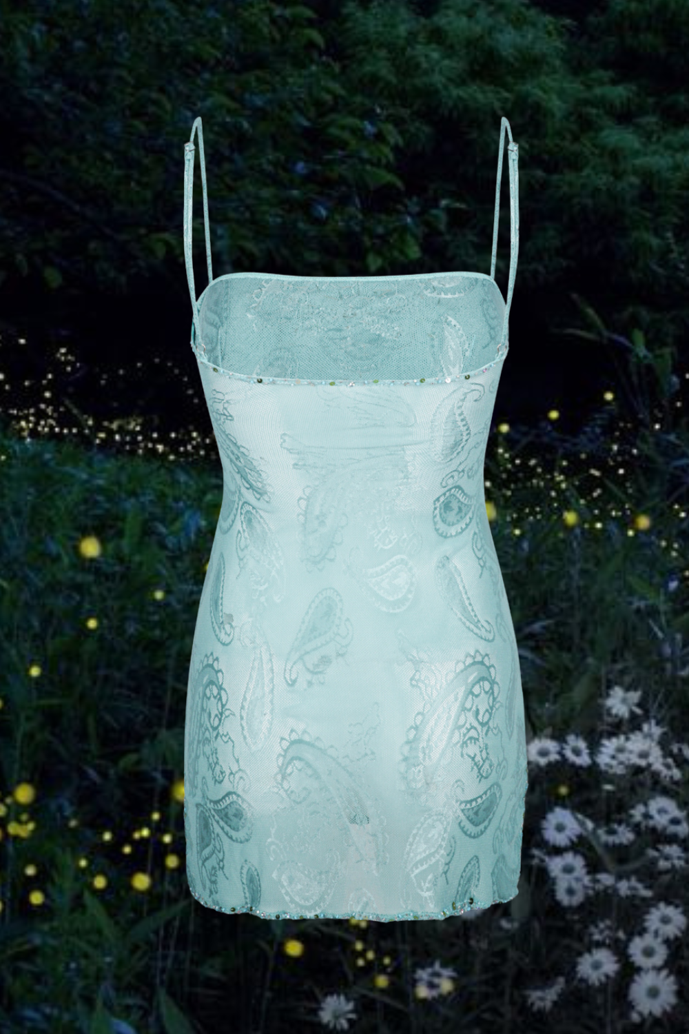 VESTIDO MINI DE ENCAJE SUNNY