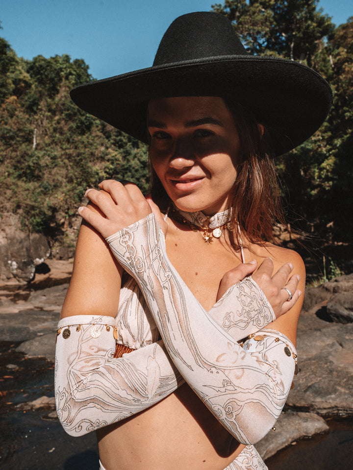 VAREN JINGLE BRALETTE - BEIGE