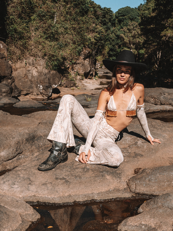 VAREN JINGLE BRALETTE - BEIGE