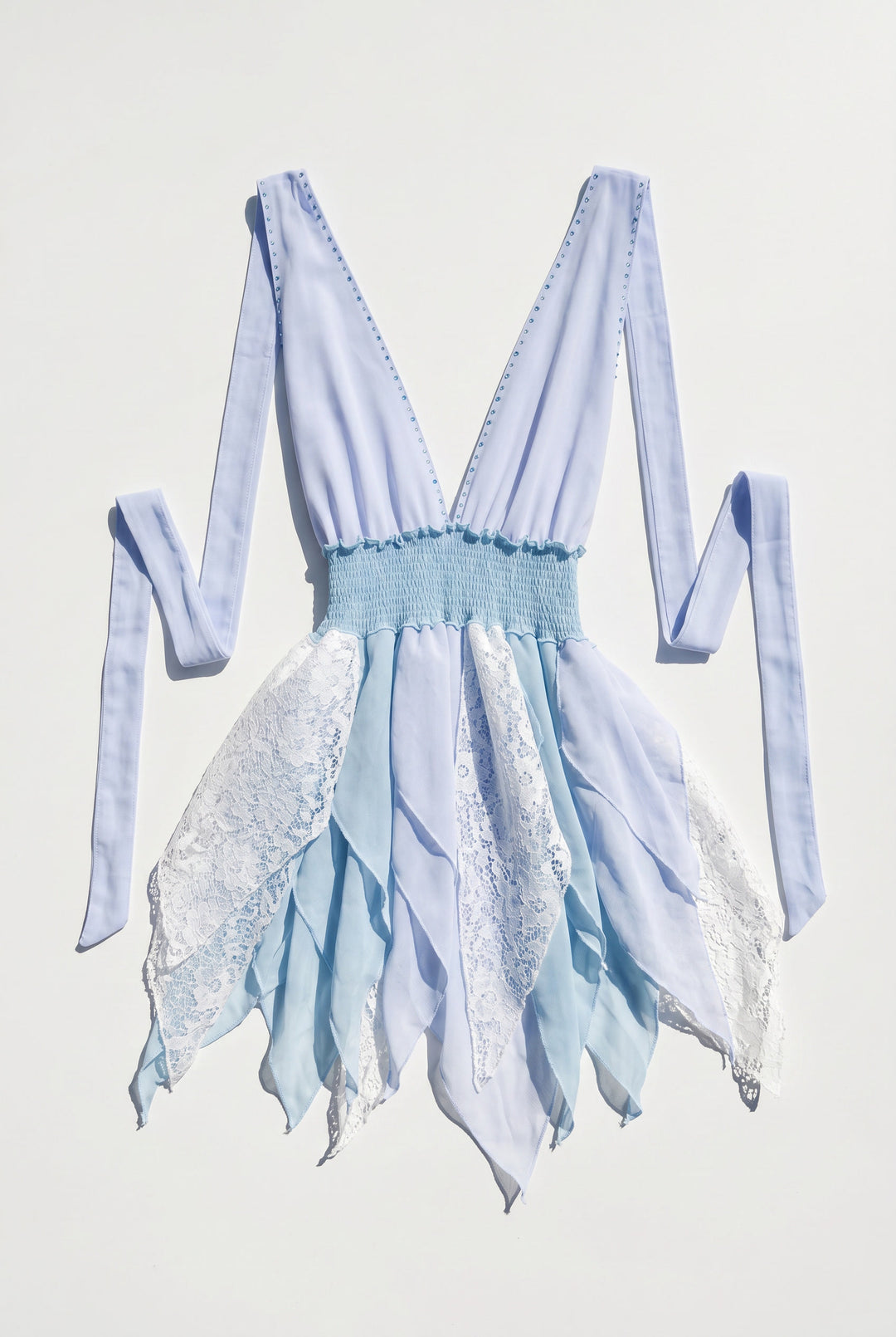 *AZURE BLUE PIXIE DRESS