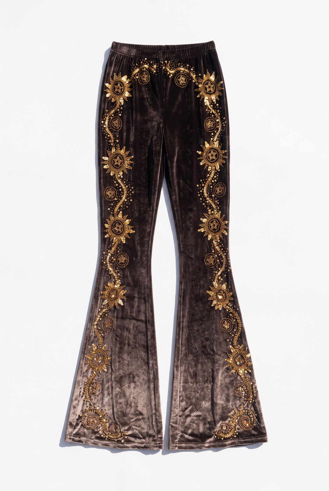 *CASSIDY VELVET FLARES SAMPLE / XXS-XS