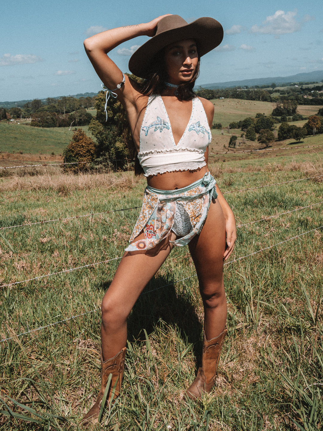 LUMERIA BALLET CROP - DOLPHIN