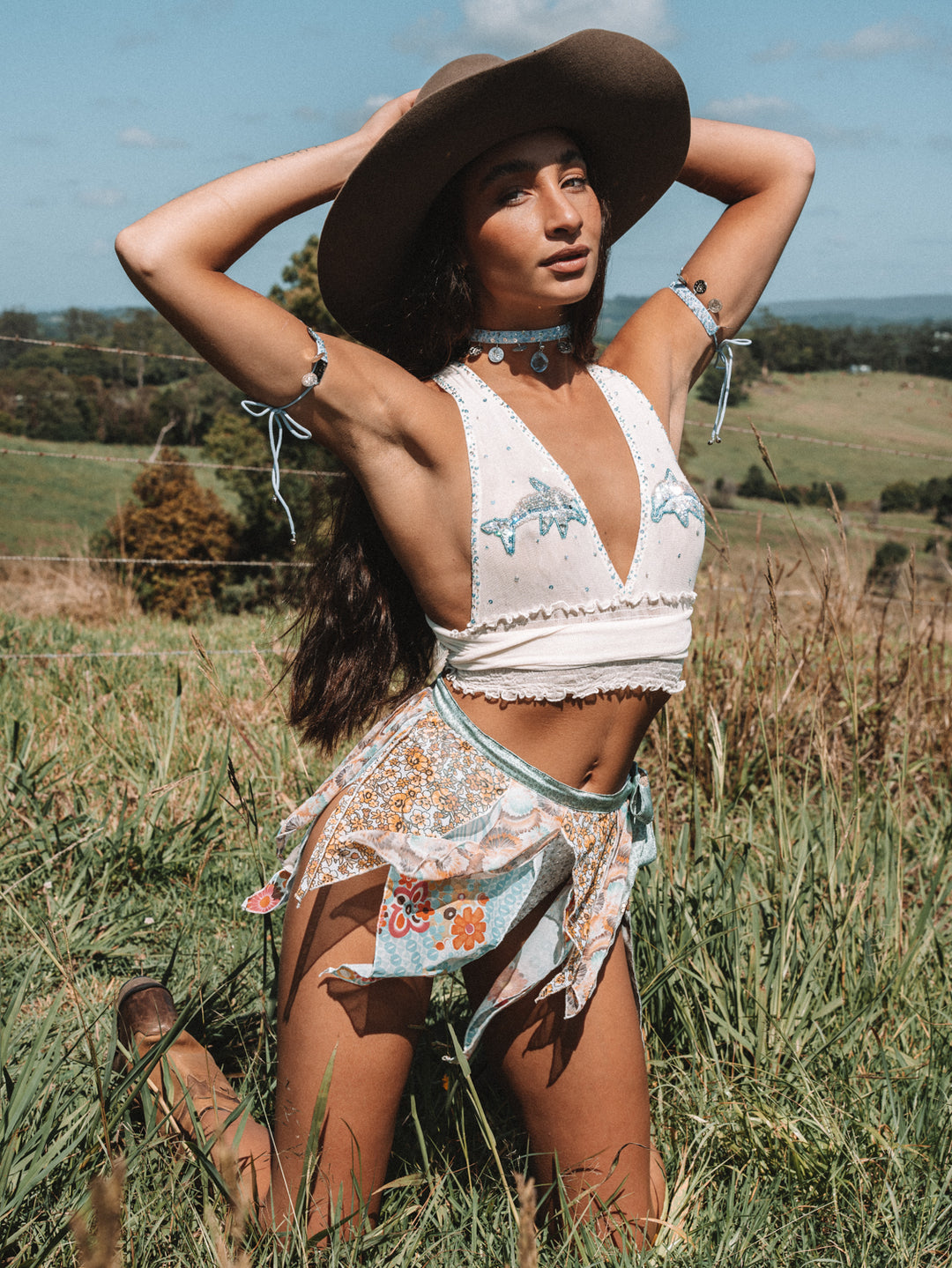 LUMERIA BALLET CROP - DOLPHIN