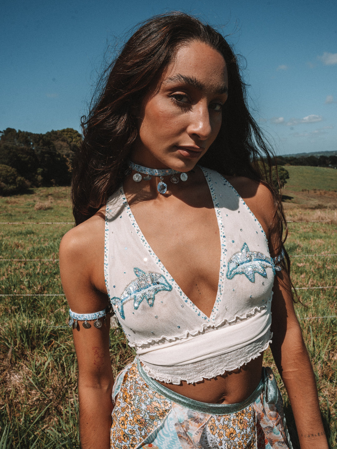 LUMERIA BALLET CROP - DOLPHIN