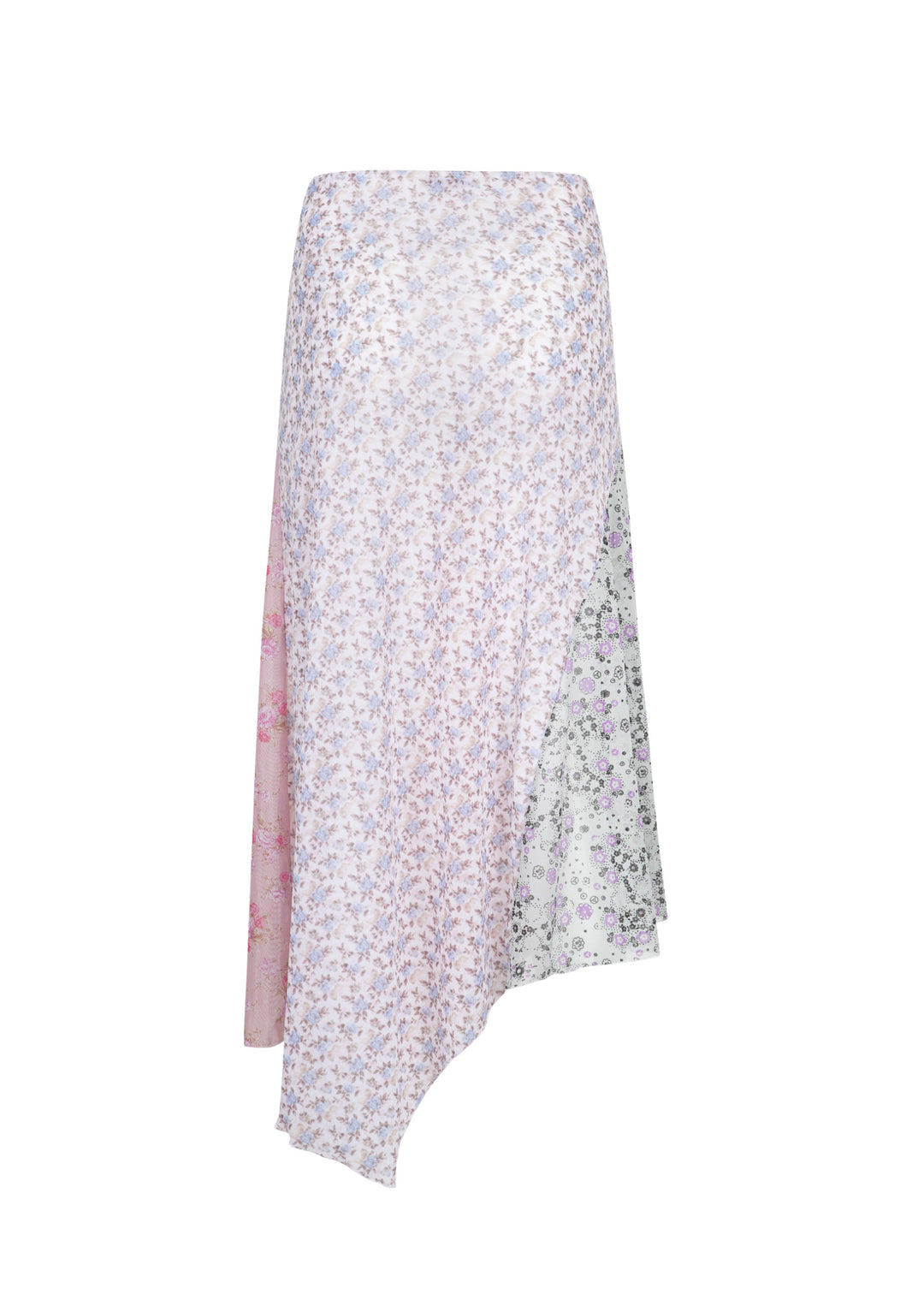 AURORA MIDI SKIRT - PATCHWORK FLORAL