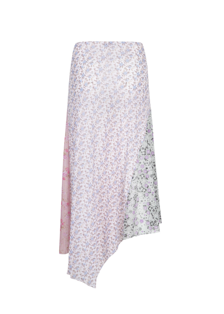 AURORA MIDI SKIRT - PATCHWORK FLORAL