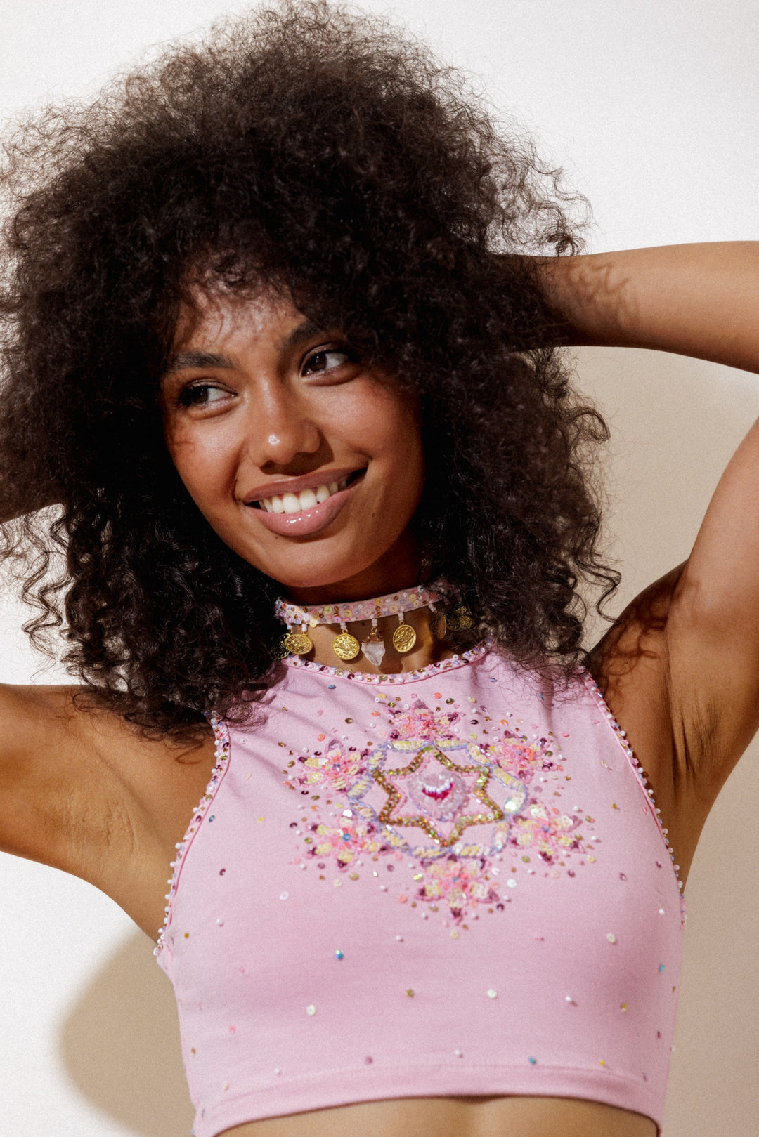 AURELIA SEQUIN SPARKLE MINI CROP