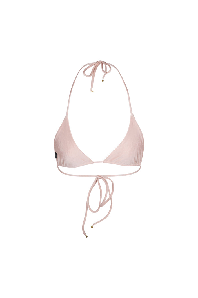 AMETHYST BIKINI TOP - PEACH