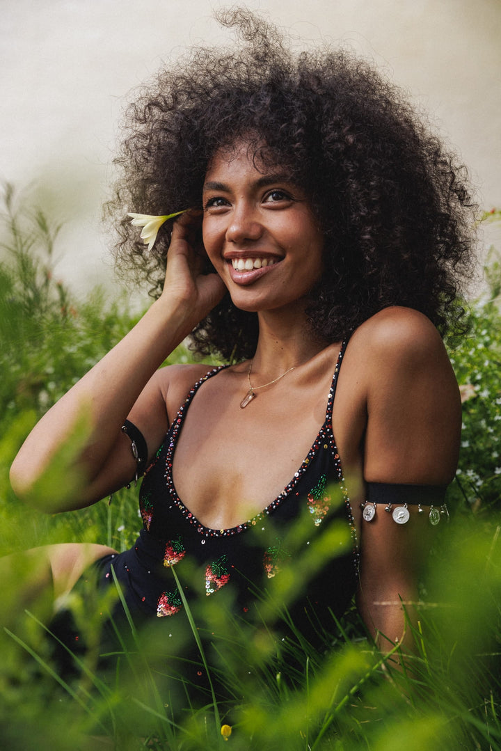 DAHLIA JINGLE-ARMBÄNDER – SCHWARZ/SILBER