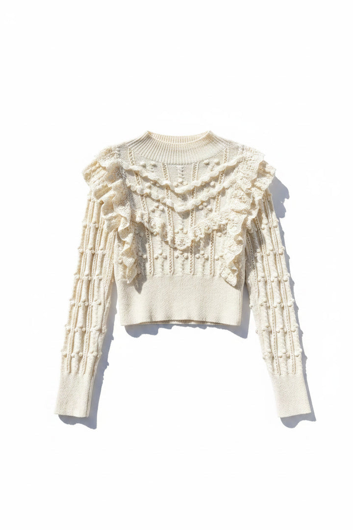 *PETAL LONG SLEEVE KNIT / M