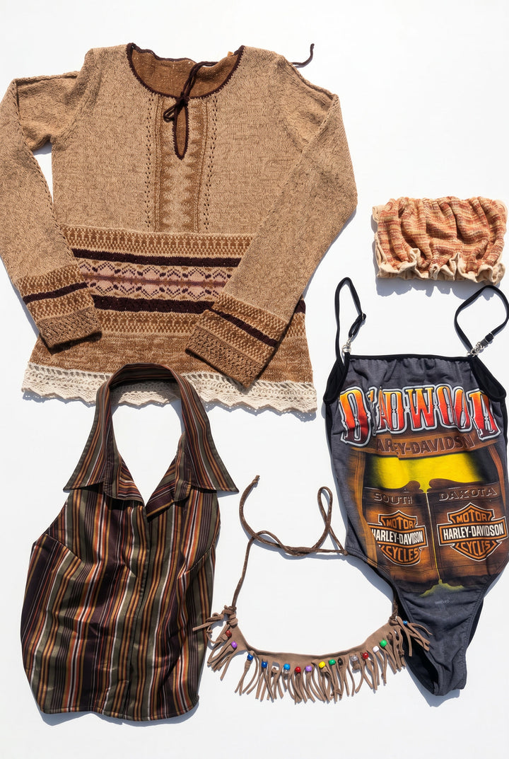 *DAKOTA BROWN BUNDLE BUNDLE / XS-S