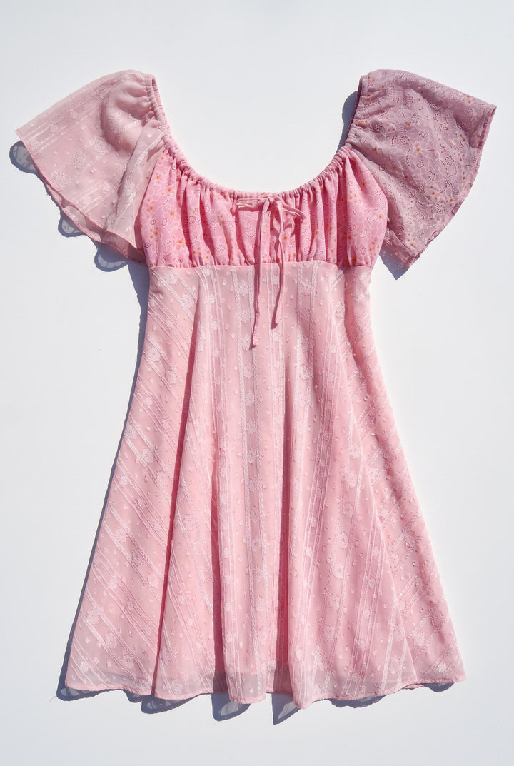 *PINK BABYDOLL DRESS / XS