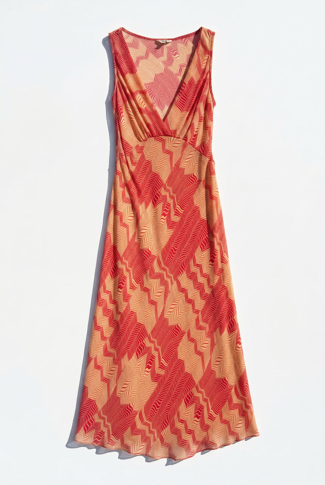 *SUNSET SHEER MIDI DRESS / XS - S