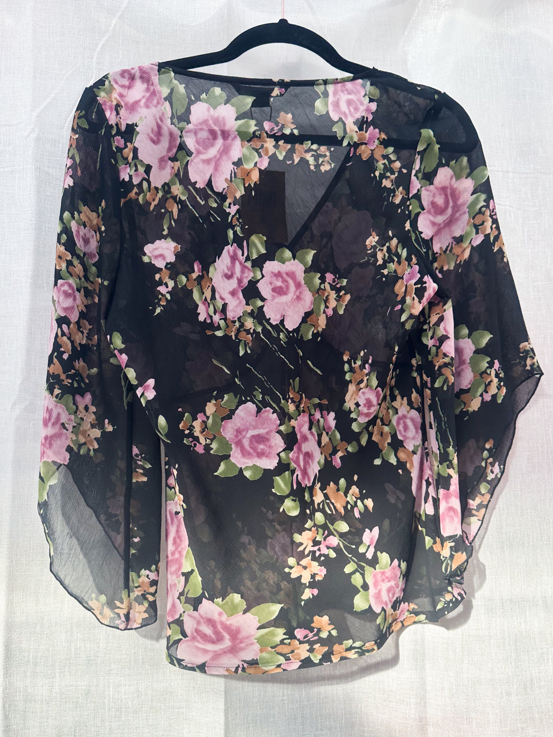 *Y2K FLOWER BLOUSE / L