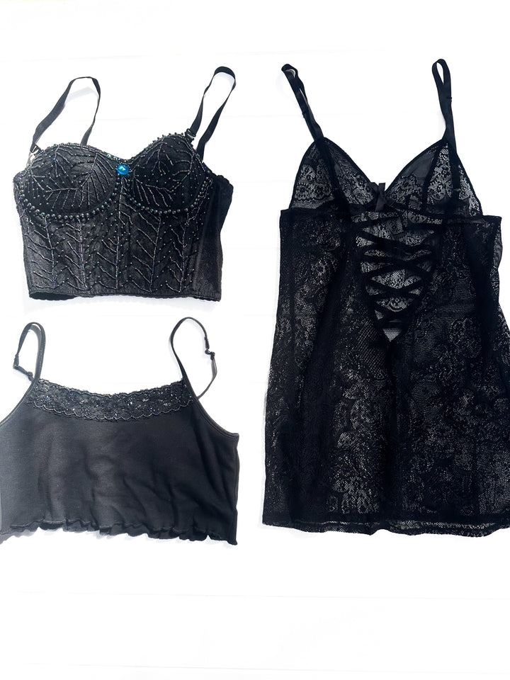 *BLACK LACEY BUNDLE / S