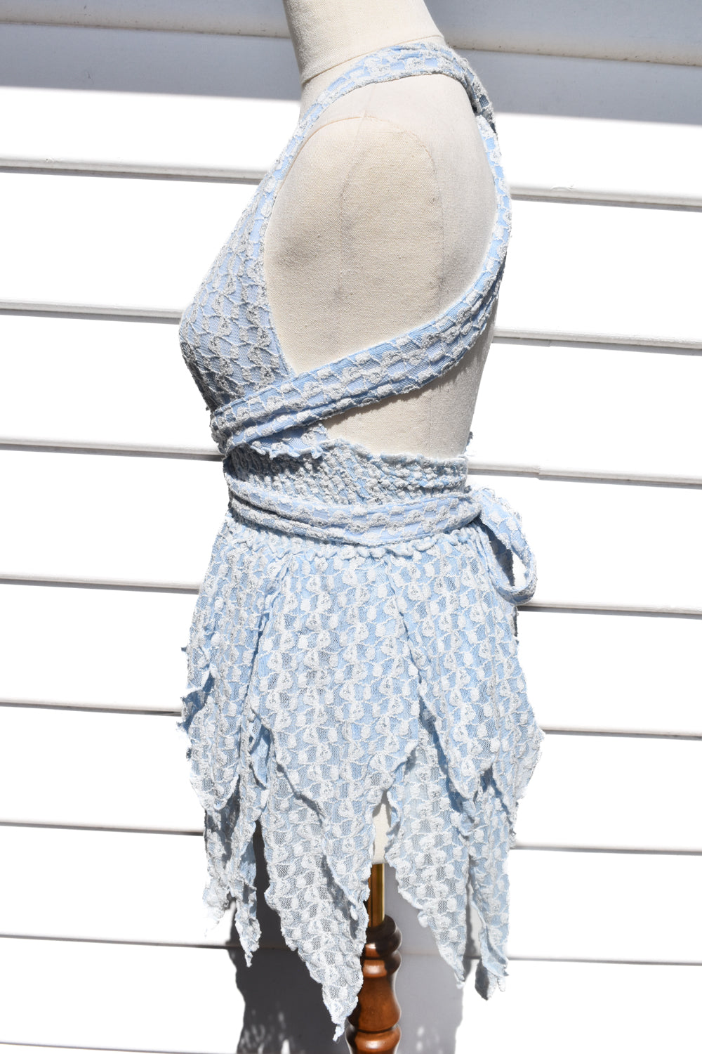 *AZALEA BLUE LACE PIXIE DRESS / XS-S