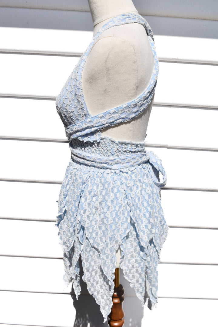 *AZALEA BLUE LACE PIXIE DRESS / XS-S