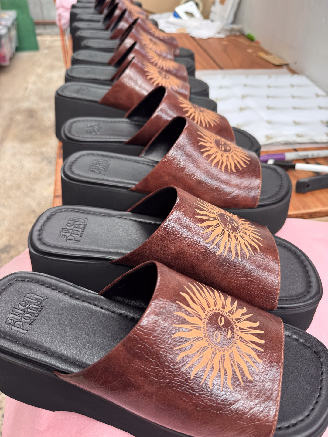 CELESTIAL SLIDES FOR ERYN - SIZE 7