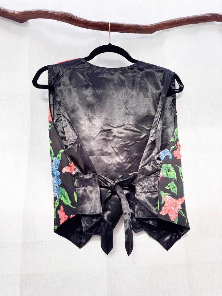 *VINTAGE SEQUIN VEST - UNISEX / M