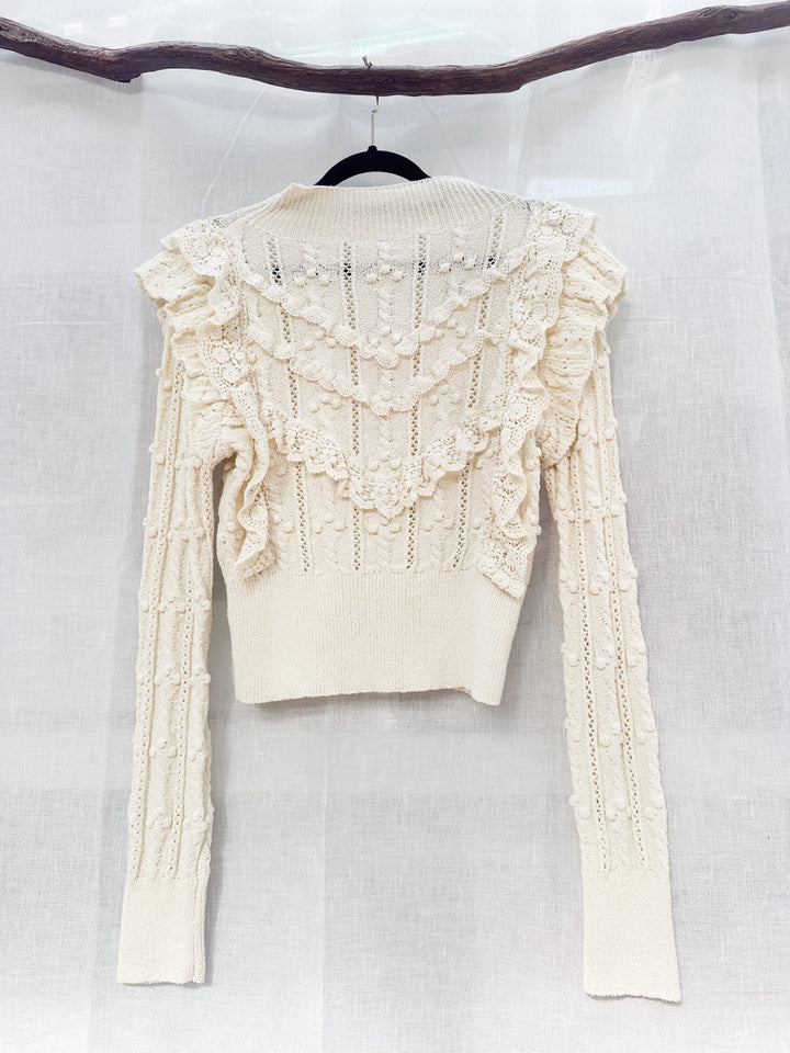*PETAL LONG SLEEVE KNIT / M