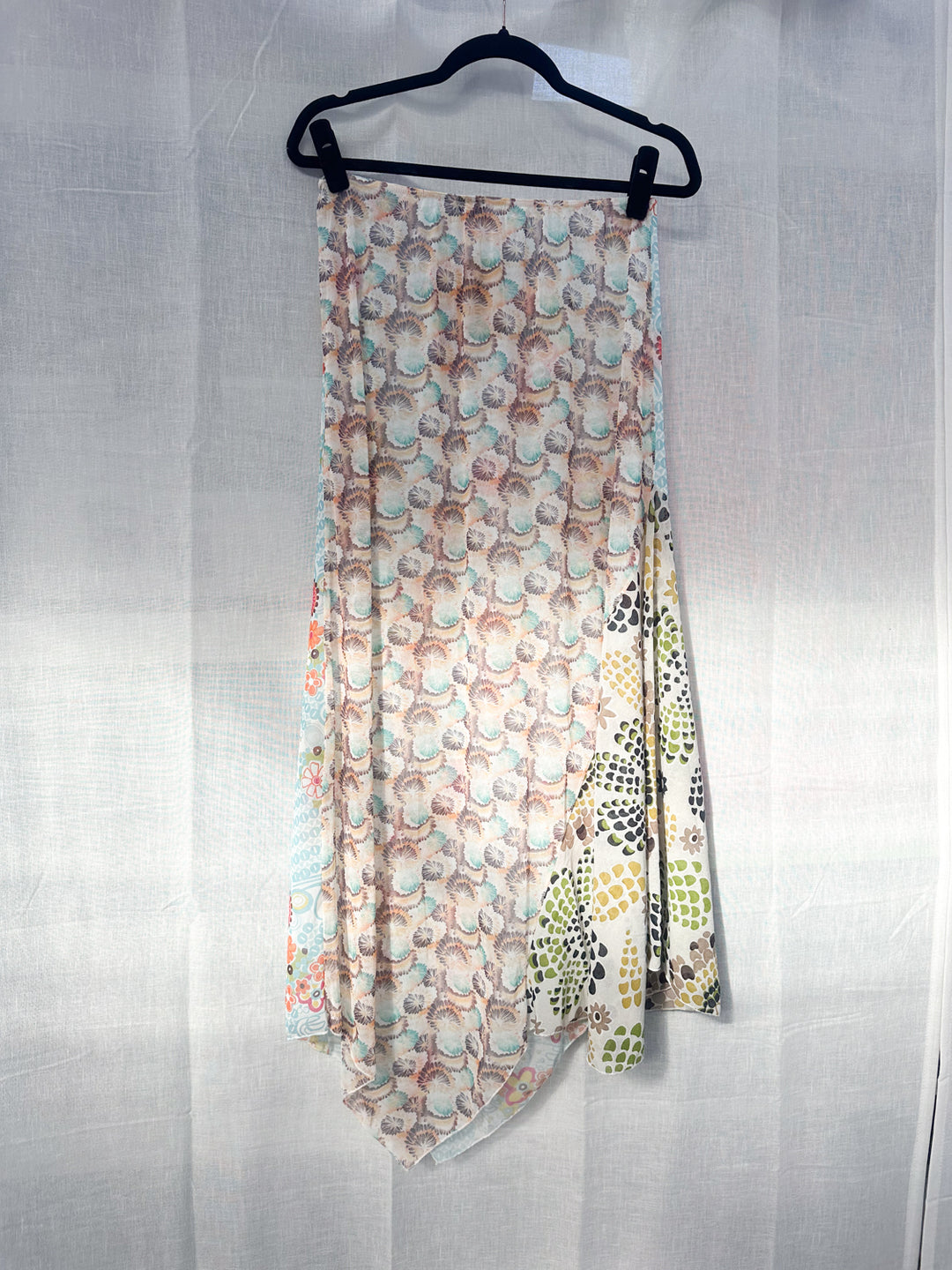*AURORA 3 / MESH PATCHWORK PIXIE SKIRT  / M-L