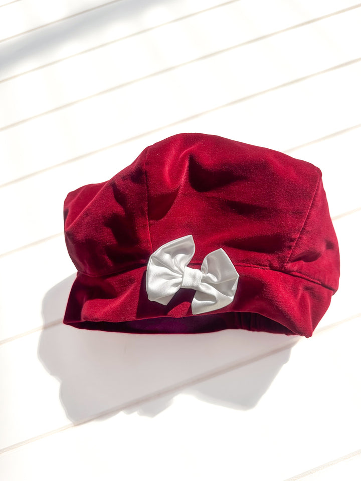 *VINTAGE VELVET BERET