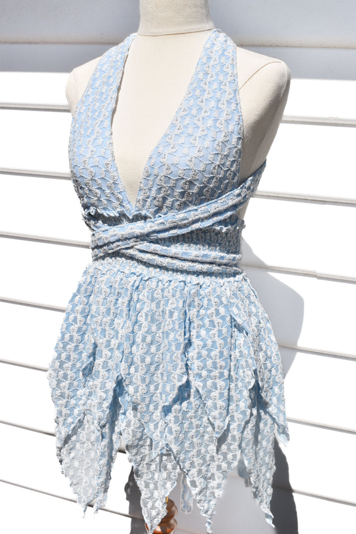 *AZALEA BLUE LACE PIXIE DRESS / XS-S