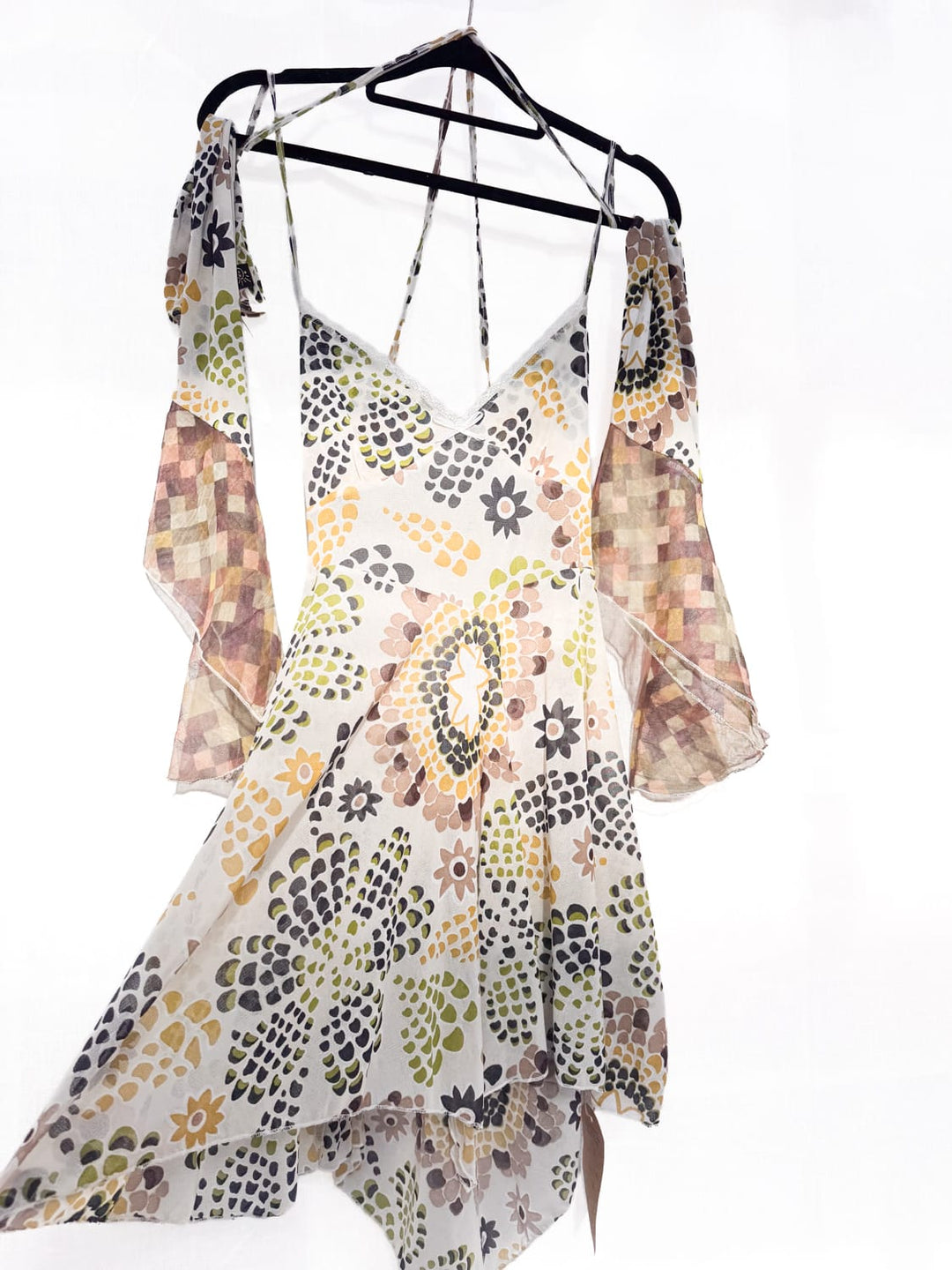 *BLOSSOM PIXIE DRESS AND ARMWARMERS / M - VINTAGE