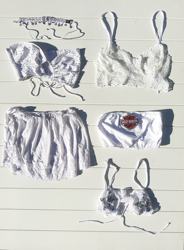 *WHITE AMETHYST BUNDLE / L