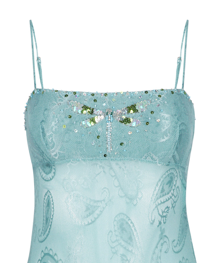 VESTIDO MINI DE ENCAJE SUNNY