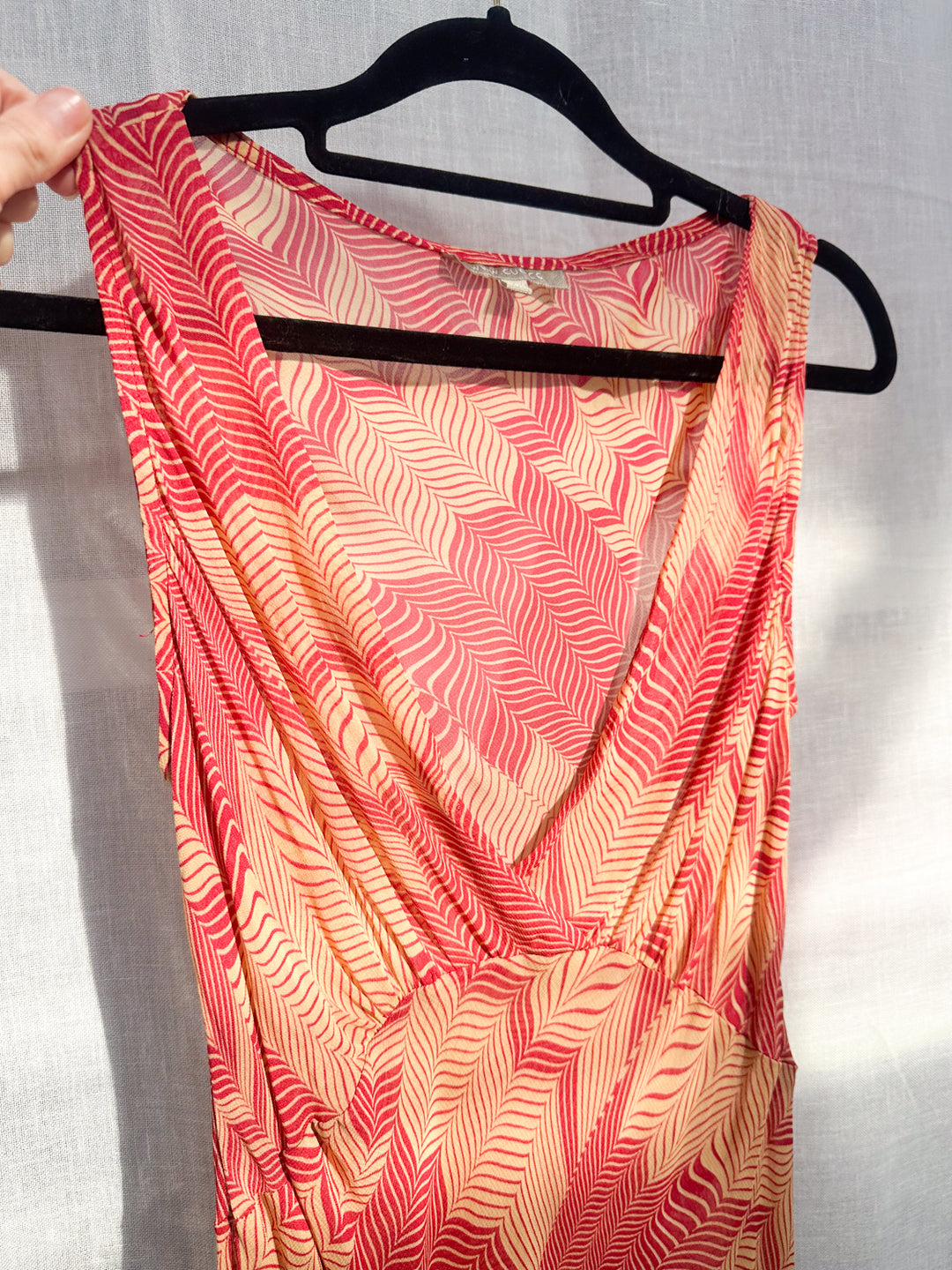 *SUNSET SHEER MIDI DRESS / XS - S
