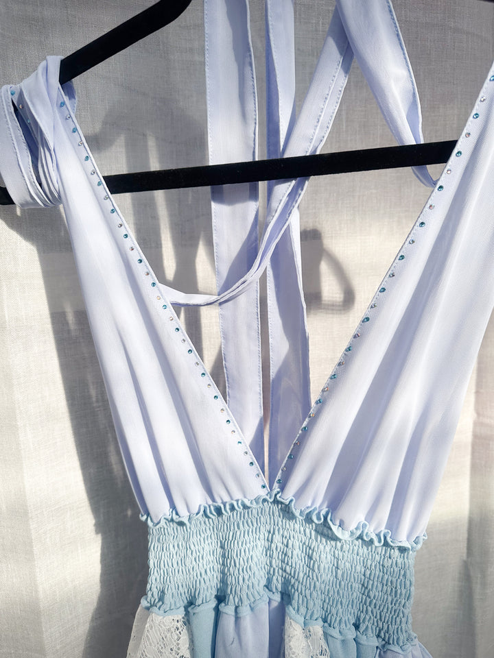 *AZURE BLUE PIXIE DRESS