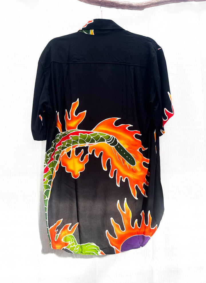 *BATIK DRAGON SHIRT / L-XL