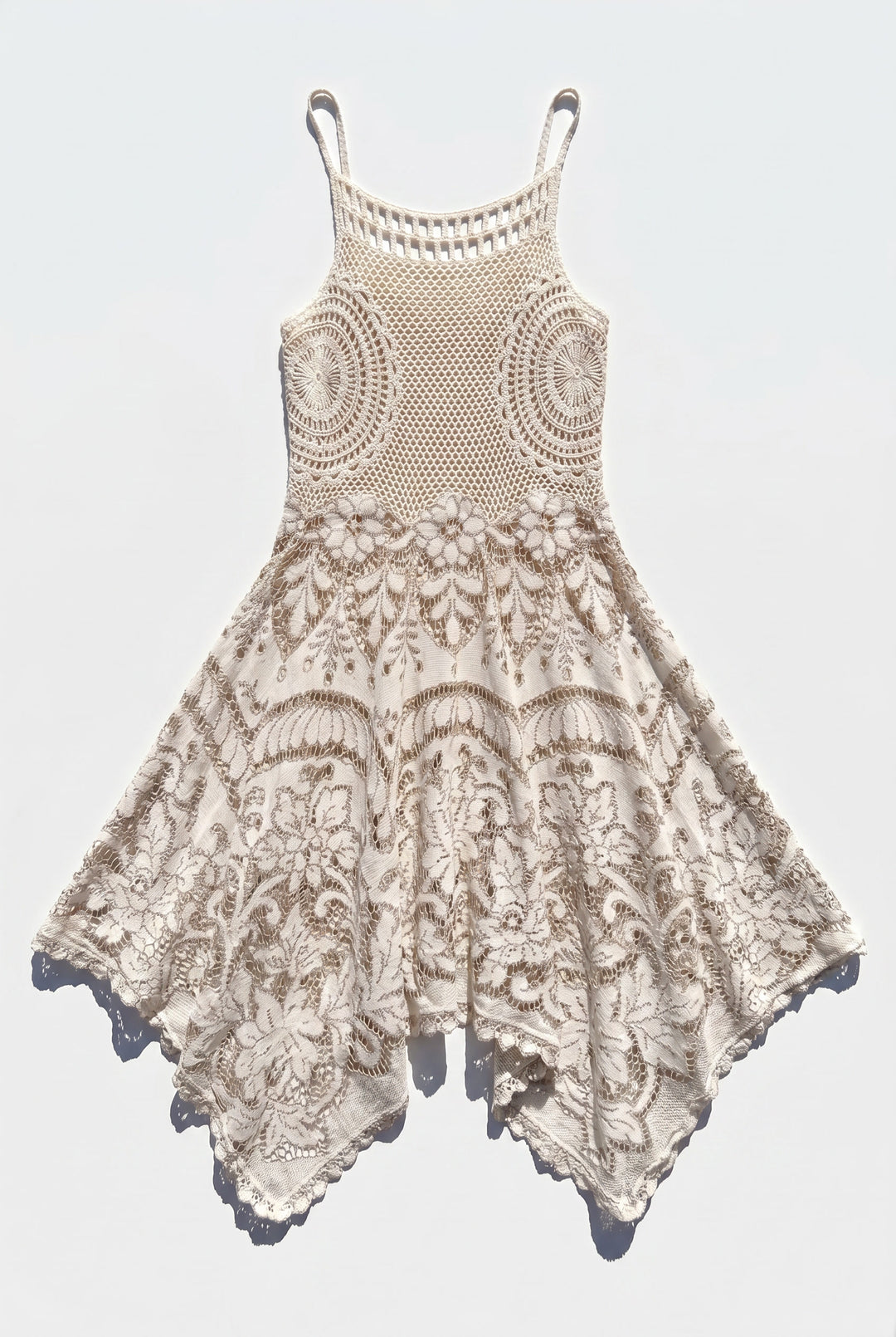 *LULU LACE HANDKERCHIEF DRESS / S