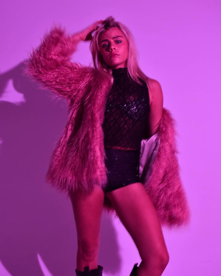 AMETHYST BEADED SPARKLE SHORTS - BLACK - Her Pony