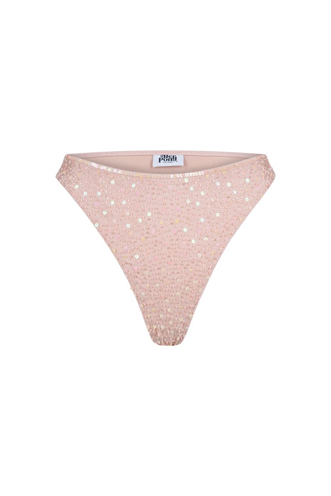 AMETHYST SEQUIN SPARKLE BLOOMERS - PEACH - Her Pony