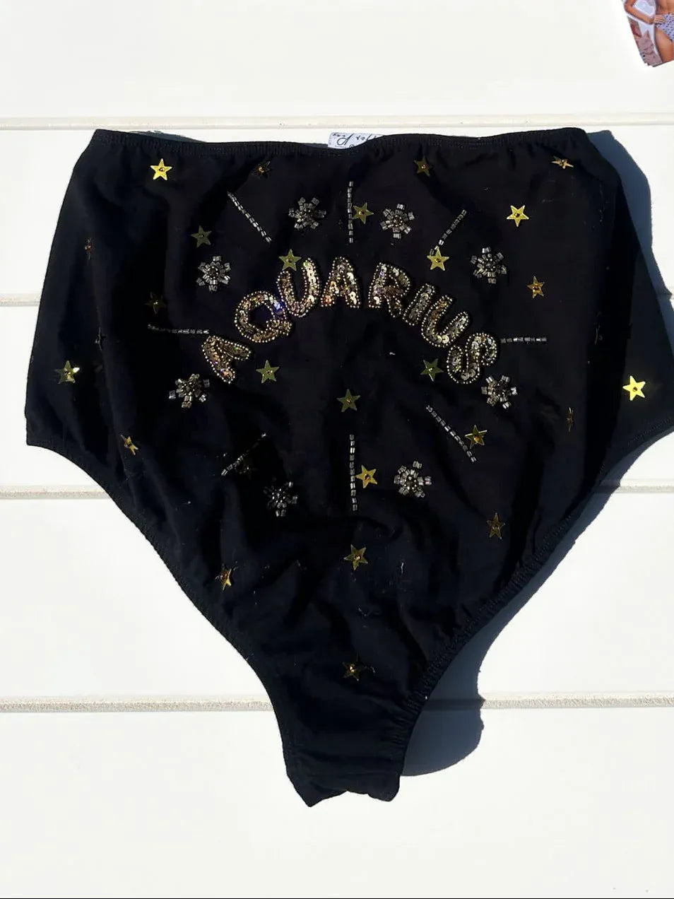 *AQUARIUS ZODIAC SEQUIN SPARKLE SET /  XL-XXL - SAMPLE SALE