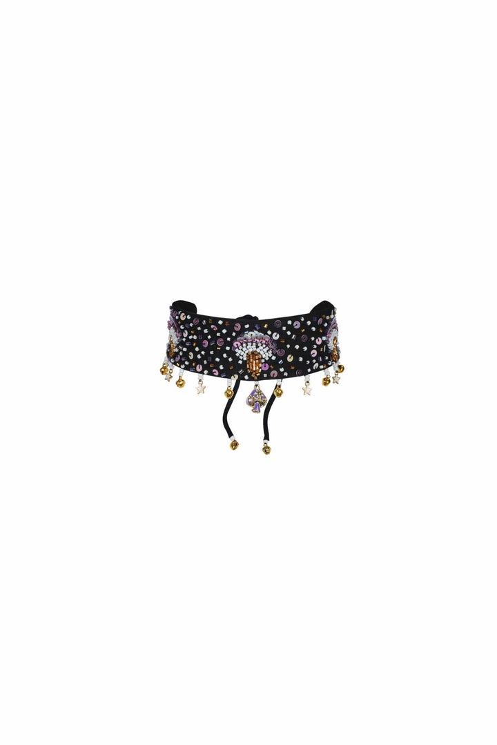 ARZAIA MUSHROOM CHOKER - BLACK - Her Pony