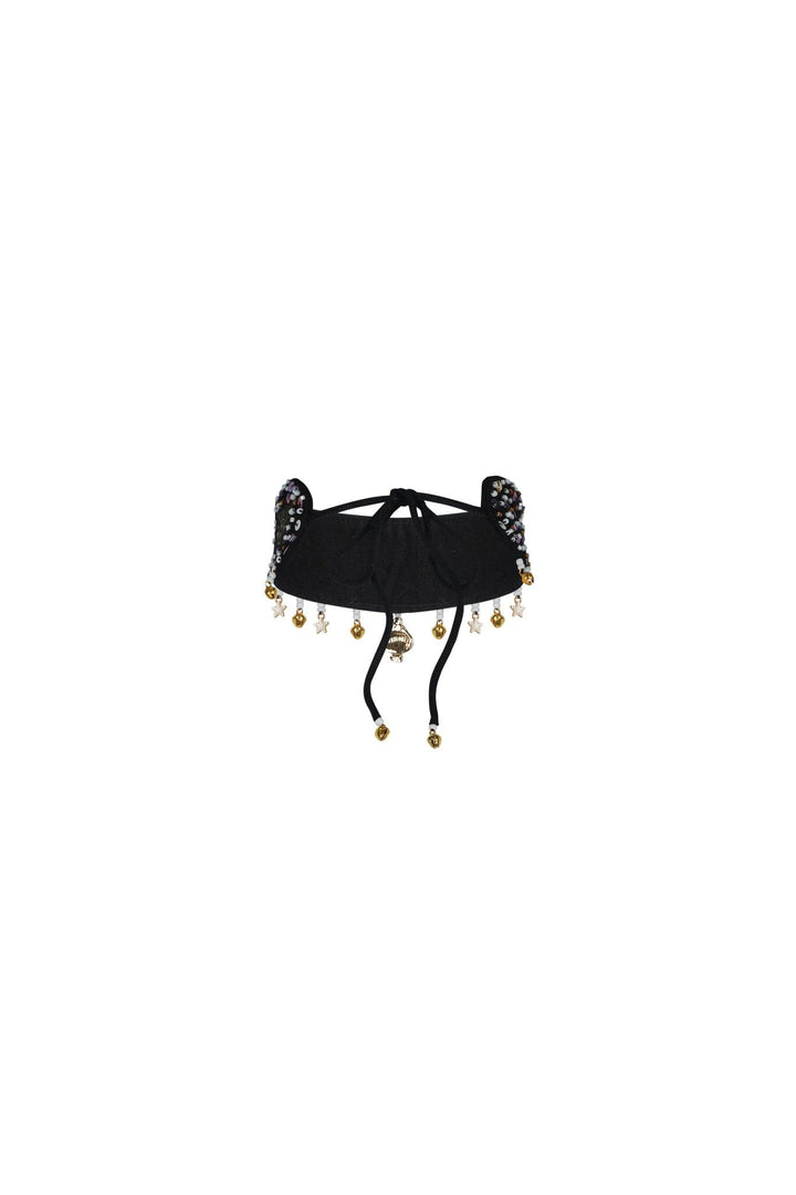 ARZAIA MUSHROOM CHOKER - BLACK - Her Pony