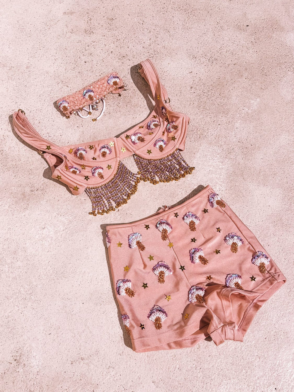 ARZAIA MUSHROOM JINGLE BRA - TAN - Her Pony