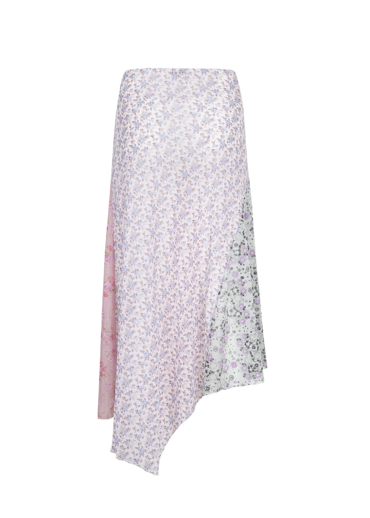 AURORA MIDI SKIRT - PATCHWORK FLORAL - Her Pony
