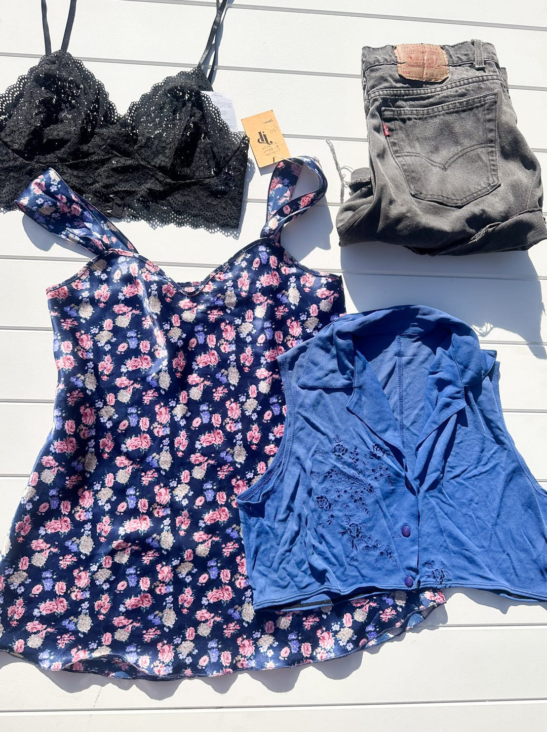 *BLUE VINTAGE BUNDLE / L - SAMPLE SALE