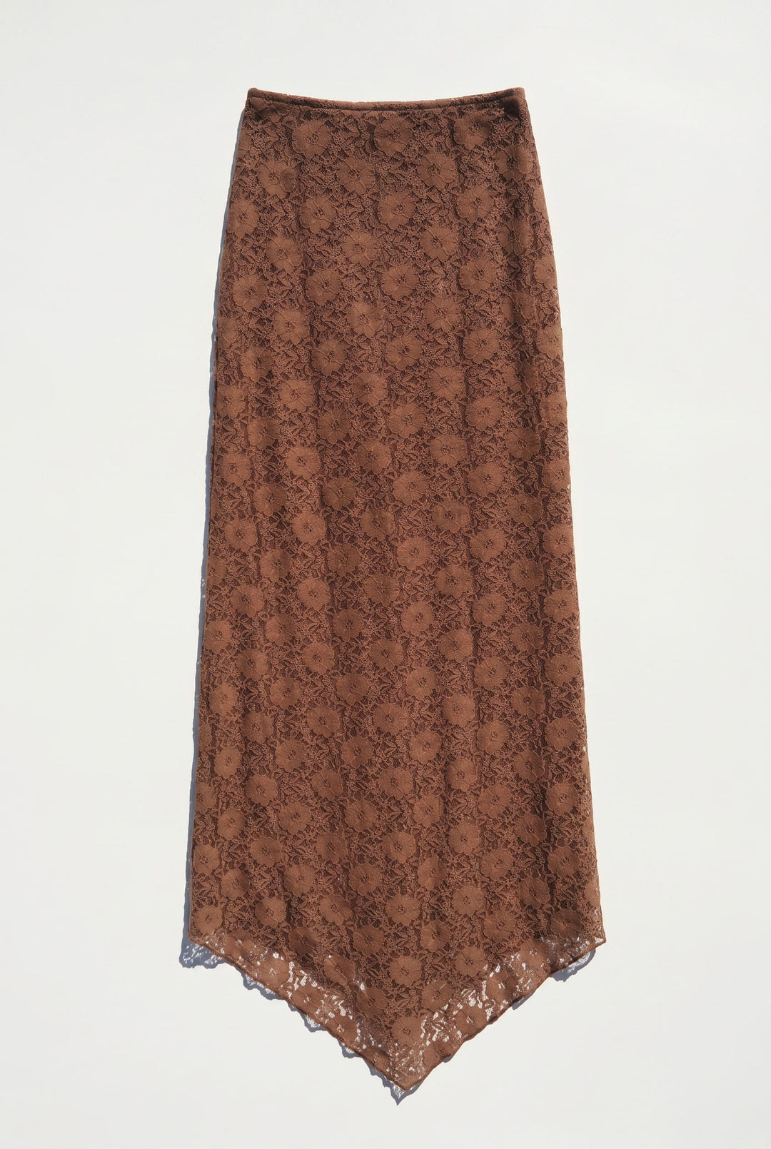 *EARTHY BROWN SKIRT LONG / XS