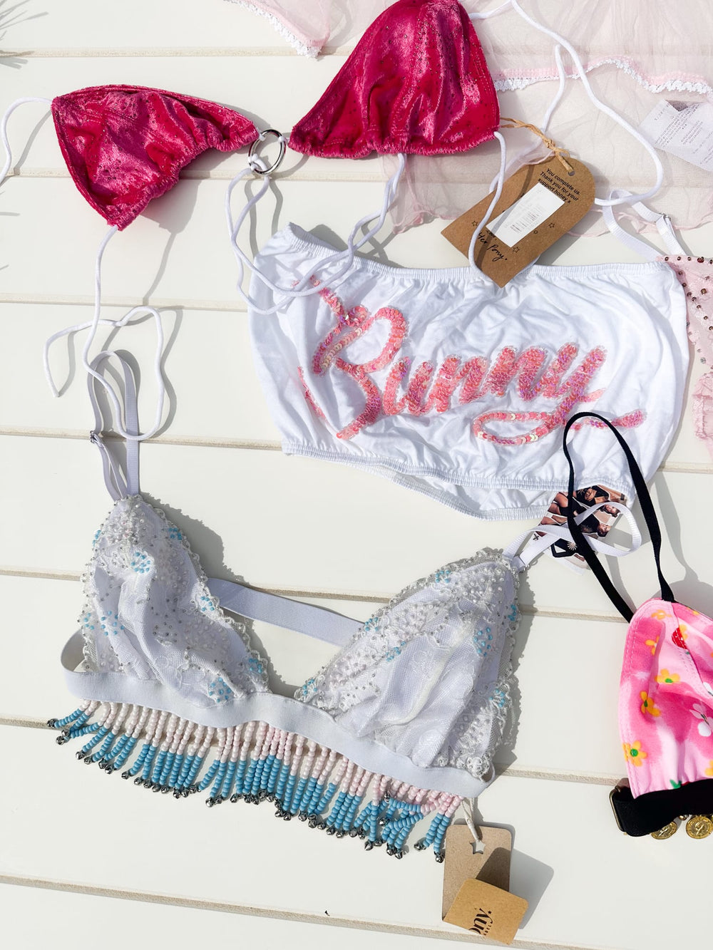 *BUNDLE 24: PINK MIXED TOPS / L - SAMPLE SALE