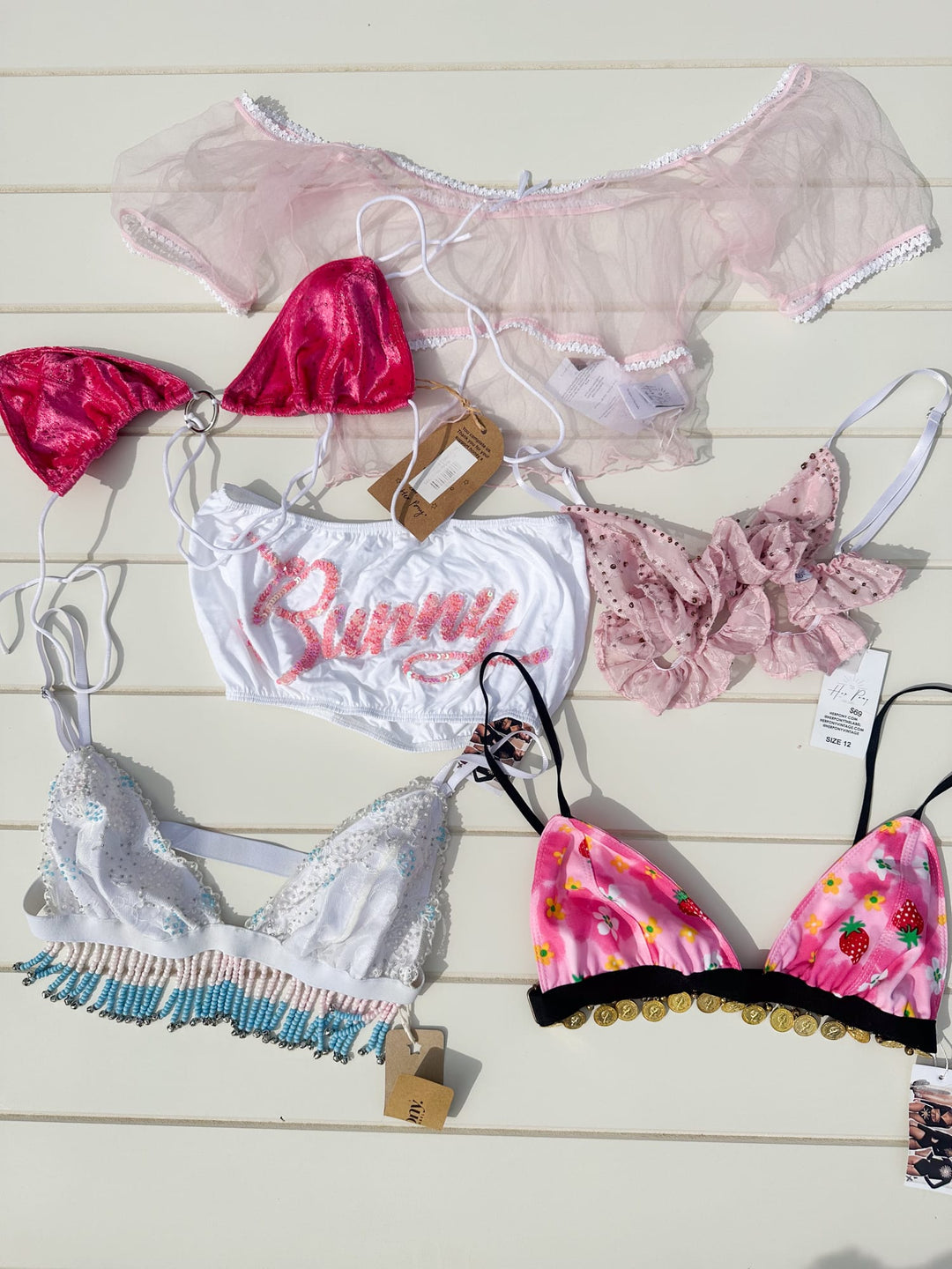 *BUNDLE 24: PINK MIXED TOPS / L - SAMPLE SALE