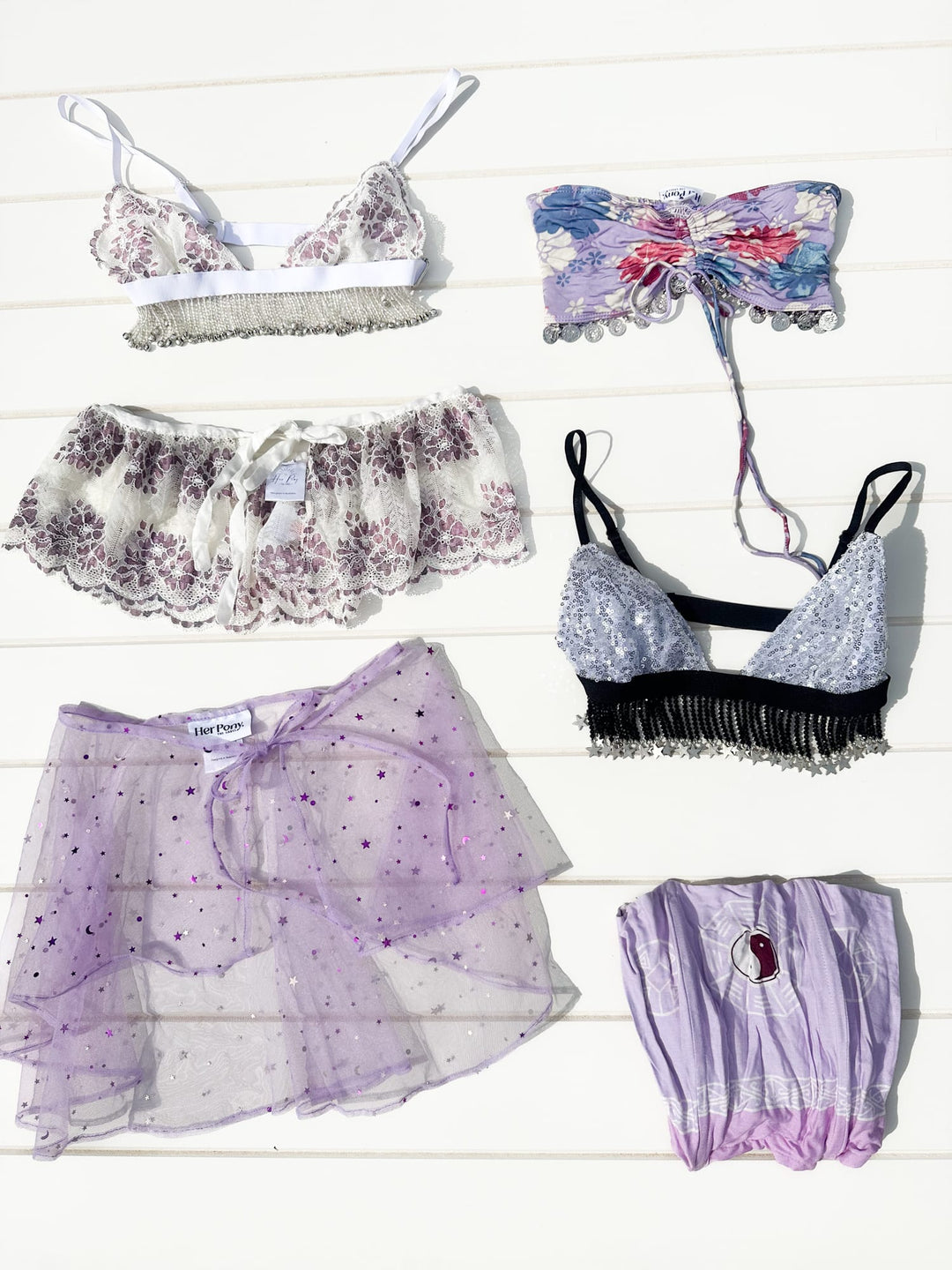 *BUNDLE 30: LILAC SPARKLE PIXIE / S - SAMPLE SALE