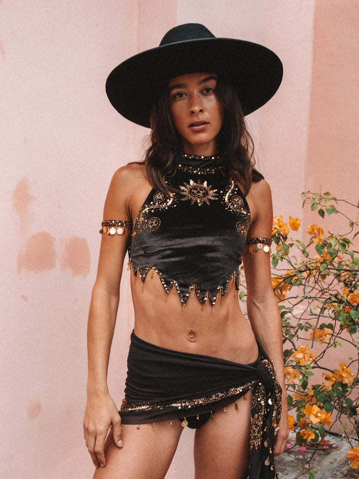 CASSIDY MULTI WAY SCARF - BROWN - Her Pony