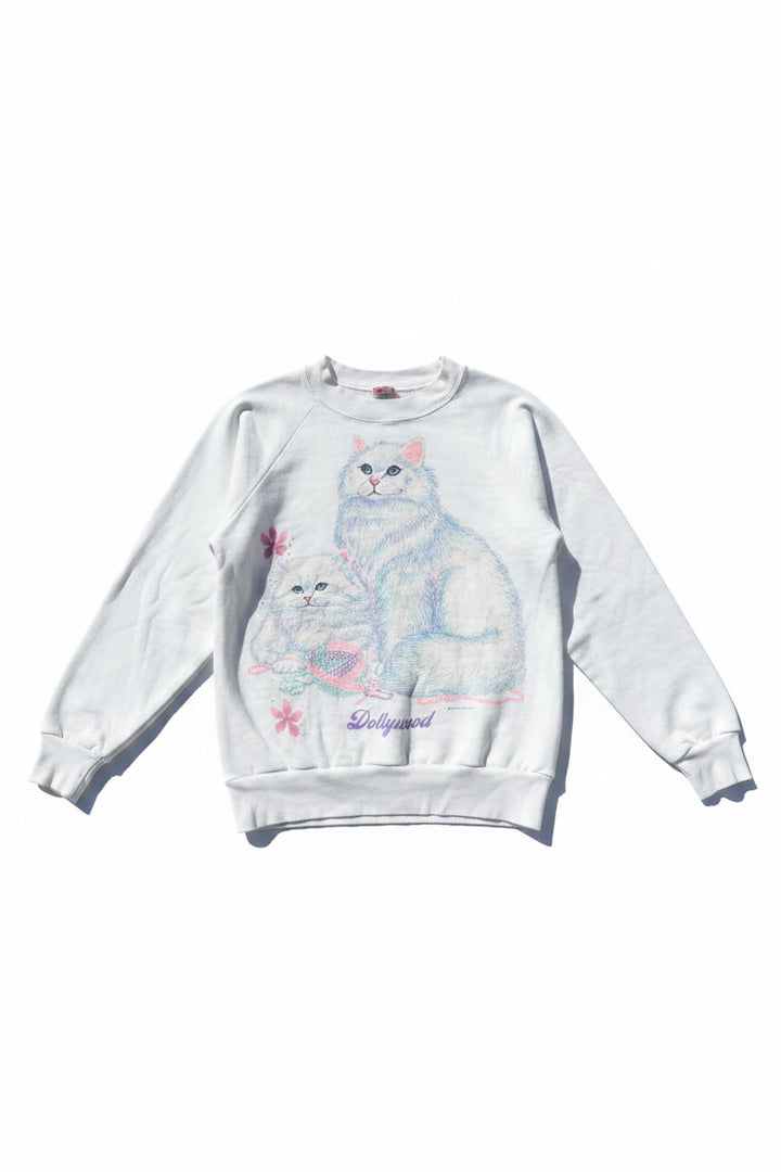 *VINTAGE CAT JUMPER / S